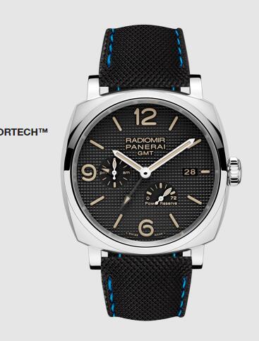 Panerai Radiomir GMT Power Reserve 45mm Replica Watch PAM00628 PANERAI SPORTECH BLACK